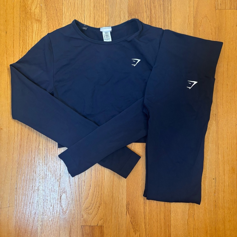 Gymshark Dark Blue Activewear Set